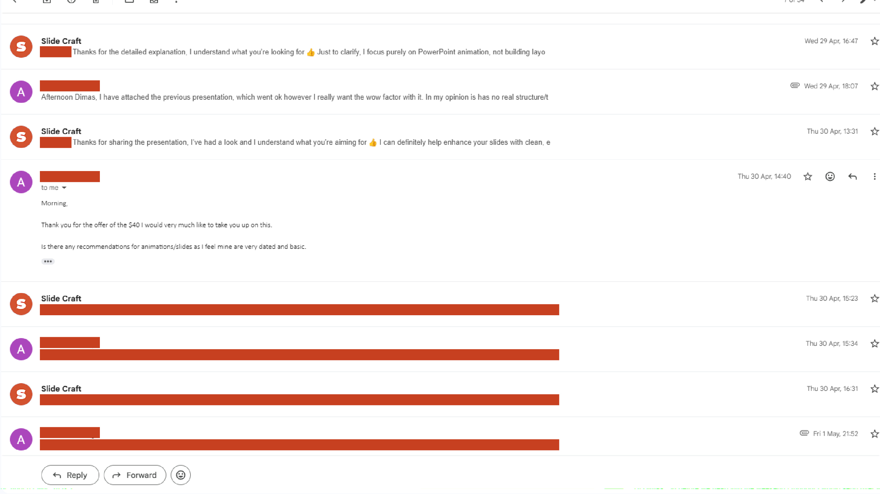 Bukti Client Fiverr 3